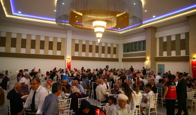 Uşak Valiliğinden şehit yakınları ve gaziler onuruna yemek