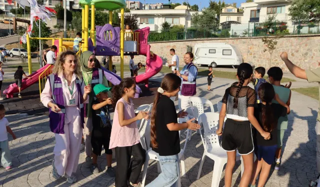 İzmit Tüysüzler’de çocuklar eğlenceye doydu