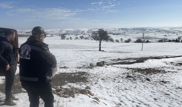 Adıyaman'da yaban hayvanları için doğaya yem bırakıldı