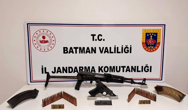 Batman'da silah kaçakçılığı operasyonunda yakalanan şüpheli tutuklandı