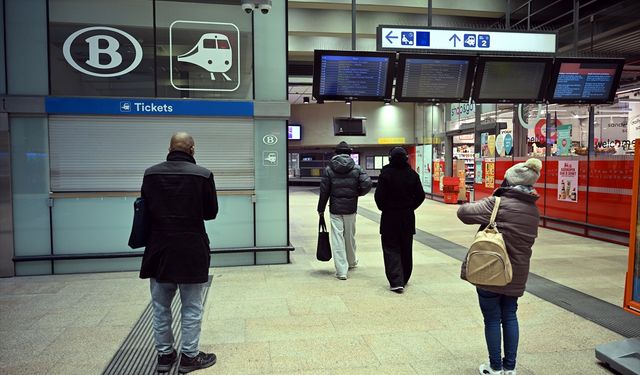 Belçika'da demir yolu çalışanlarının 5 günlük grevi başladı