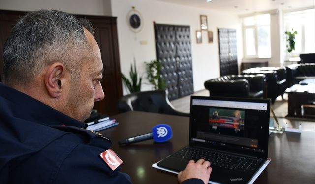 Bilecik İl Jandarma Komutanı Kıdemli Albay Vanlı, AA'nın 'Yılın Kareleri' oylamasına katıldı