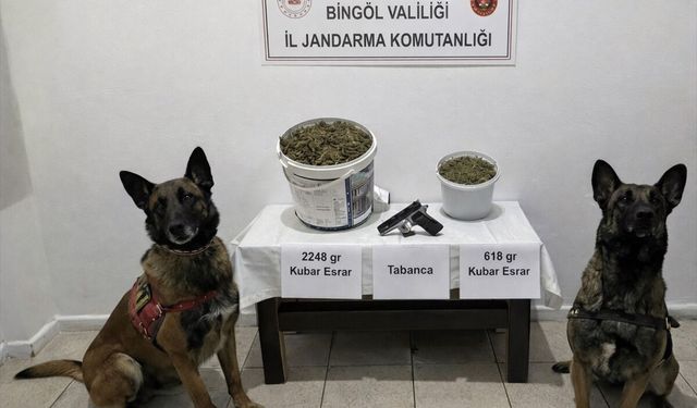 Bingöl'de uyuşturucu operasyonunda 3 şüpheli yakalandı