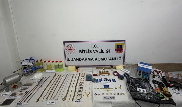 Bitlis'te sahte altın operasyonunda 2 şüpheli tutuklandı