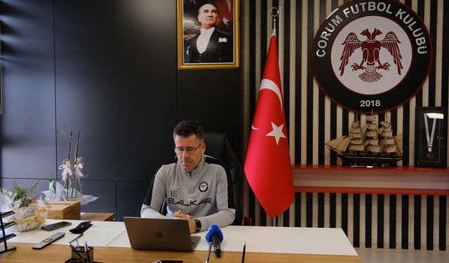 Çorum FK Teknik Direktörü Eroğlu, AA'nın 'Yılın Kareleri' oylamasına katıldı