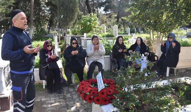 Fatma Girik Bodrum'daki mezarı başında anıldı