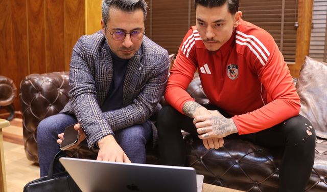 Gaziantep FK'li futbolcular, AA'nın 'Yılın Kareleri' oylamasına katıldı