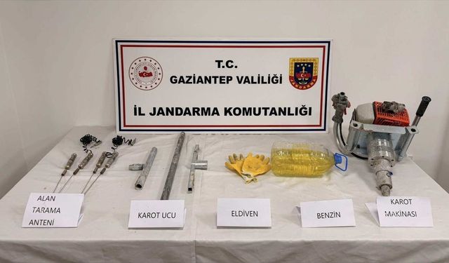 Gaziantep'te tarihi eser kaçakçılığı operasyonunda 5 kişi gözaltına alındı