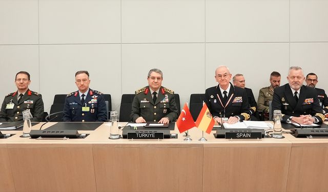 Genelkurmay Başkanı Orgeneral Bayraktaroğlu, Birleşik Krallık, İspanya ve İtalya Genelkurmay Başkanları ile görüştü