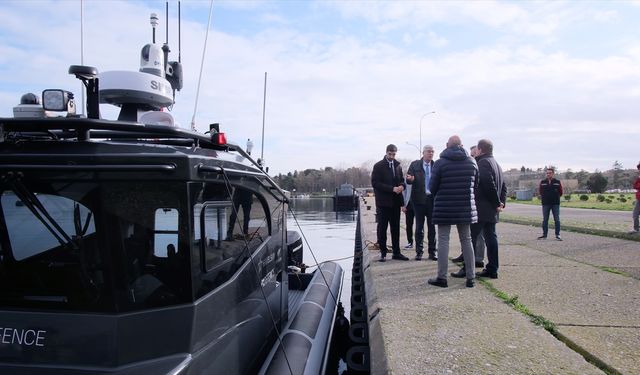 İtalyan Finans Polisi insansız deniz araçları için Türkiye'ye geldi