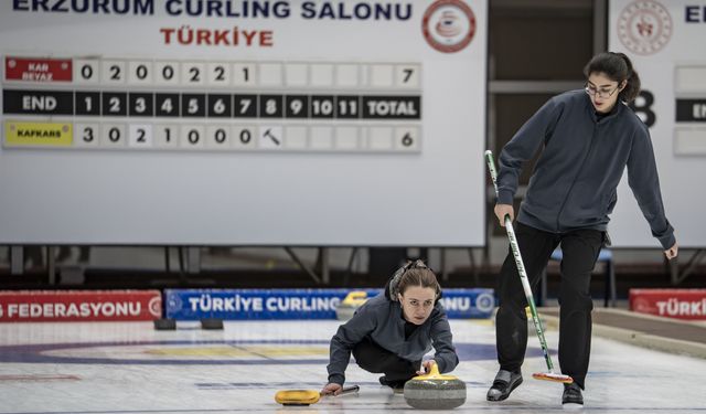 Kars'ta curling sporuna gönül verenlerin hedefi üst klasman ve milli forma