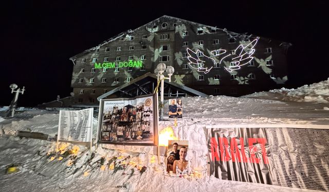 Kartalkaya'daki Grand Kartal Otel yangınında hayatını kaybedenler anıldı