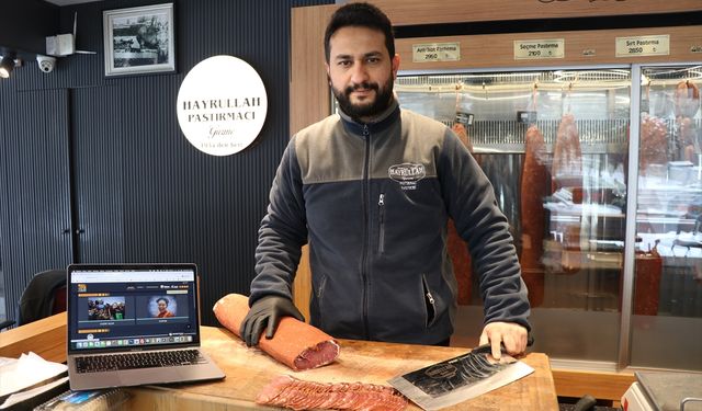 Kayseri'de pastırmacılar, AA'nın 'Yılın Kareleri' oylamasına katıldı