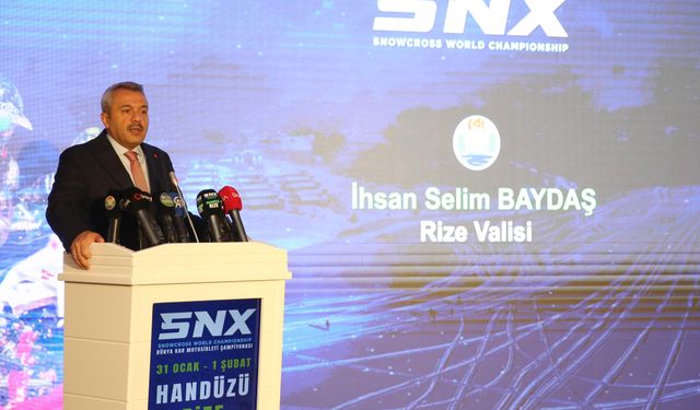 Rize'de 'Dünya Kar Motosikleti Şampiyonası' düzenlenecek