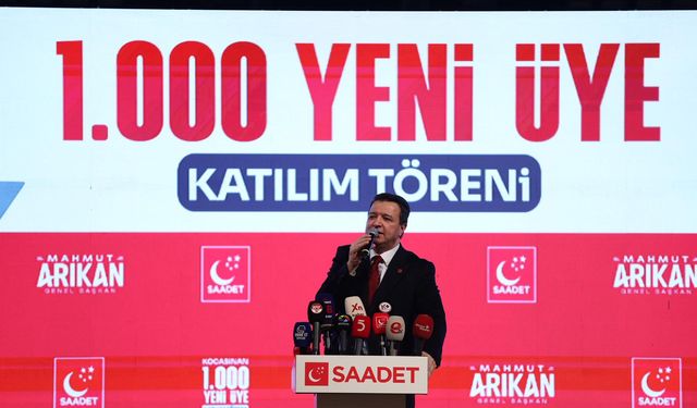 Saadet Partisi Genel Başkanı Arıkan, Kayseri'de konuştu: