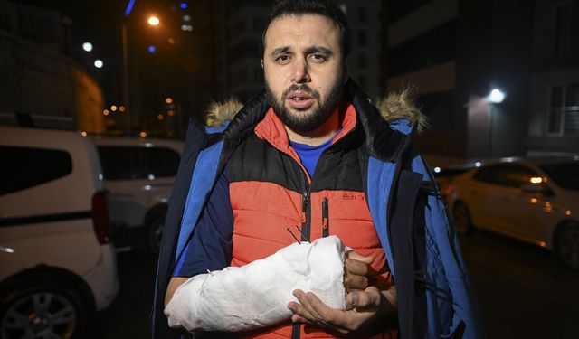 Sahipsiz köpeklerden kaçarken yaralanan kişinin tedavisi sürüyor