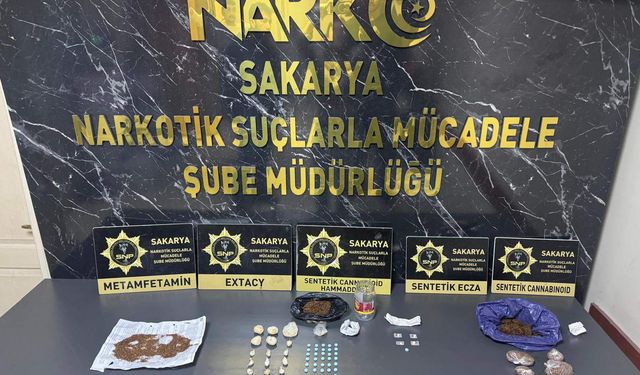 Sakarya'da uyuşturucu operasyonunda 5 şüpheli yakalandı