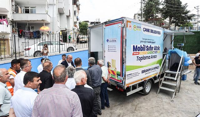 Samsun'da ev atıkları market alış verişine dönüşüyor