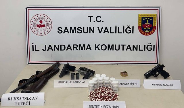 Samsun'da uyuşturucu operasyonunda 2 zanlı yakalandı