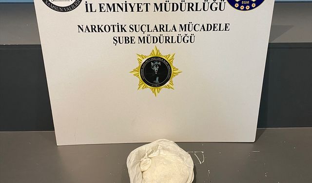 Samsun'da uyuşturucu operasyonunda yakalanan tırın sürücüsü tutuklandı