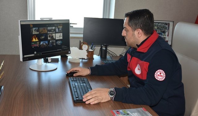 Şırnak 112 Acil Çağrı Merkezi Müdürü Tatar, AA'nın 'Yılın Kareleri' oylamasına katıldı