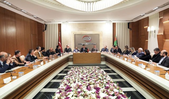 'Türkiye-Türkmenistan Ekonomik ve Ticari İşbirliği İmkanları' toplantısı Ankara'da yapıldı