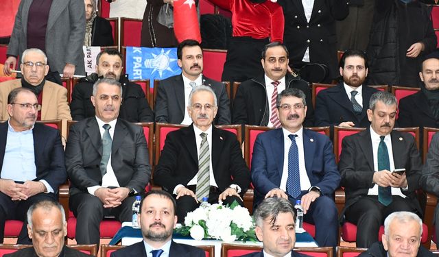 Ulaştırma ve Altyapı Bakanı Uraloğlu, Batman'da İl Danışma Meclisi Toplantısı'nda konuştu: