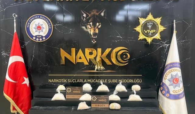 Van'da 10 kilo 720 gram uyuşturucu ele geçirildi
