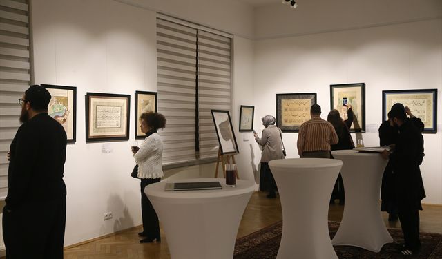 Viyana'da 'Mesnevi'den Hikayeler' gelenekli sanatlar sergisi açıldı