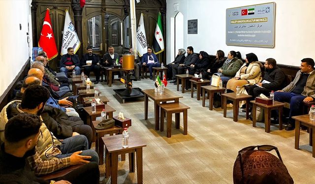 YTB desteğiyle Halep'teki tarihi konak 'Anadolu Kültür Merkezi' olarak açıldı