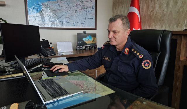 Zonguldak İl Jandarma Komutanı Cücen, AA'nın 'Yılın Kareleri' oylamasına katıldı