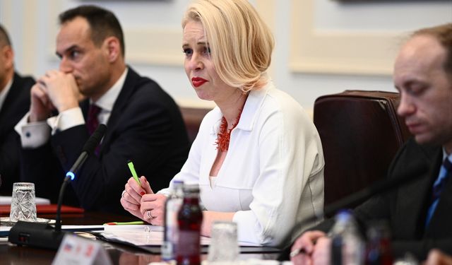 Adalet Bakanı Gürlek, Slovenya Ulusal Meclis Başkanı Klakocar Zupancic ile görüştü