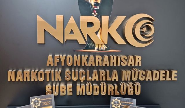 Afyonkarahisar'da uyuşturucu operasyonlarında yakalanan 3 şüpheli tutuklandı