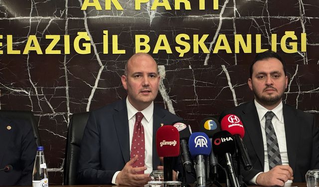 AK Parti Genel Başkan Yardımcısı Ömer İleri, Elazığ'da konuştu: