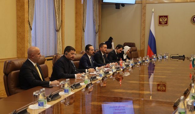 AK Parti Genel Başkan Yardımcısı Zorlu, Tataristan Cumhuriyeti Reisi Minnihanov'la görüştü: