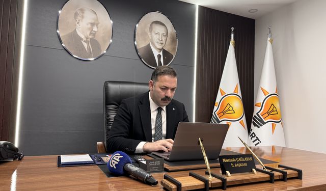 AK Parti Zonguldak İl Başkanı Çağlayan, AA'nın 'Yılın Kareleri' oylamasına katıldı