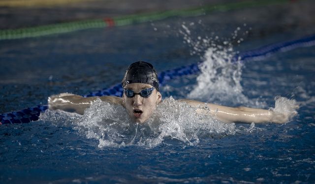 Alman genç yüzücüler, Avrupa seçmelerine Erzurum'da hazırlanıyor