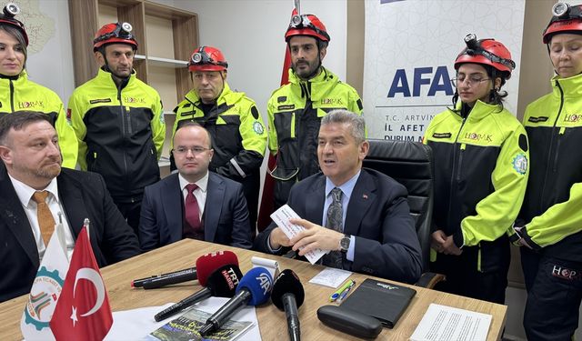 Artvin Valisi Ergün'den Ardanuç'taki çığ olayına ilişkin açıklama: