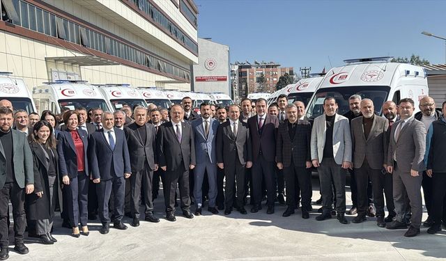 Aydın'da 112 Acil Sağlık filosuna 16 ambulans eklendi