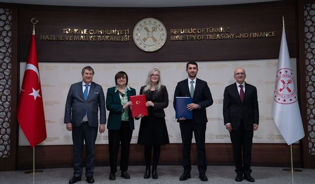 Bakan Şimşek, Avrupa Konseyi Kalkınma Bankası Başkanı Monticelli ile bir araya geldi