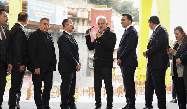 Bakan Uraloğlu 'Sarıyer-Kilyos Tünel Projesi TBM Kazı Çalışmaları Tamamlama Töreni'nde konuştu: