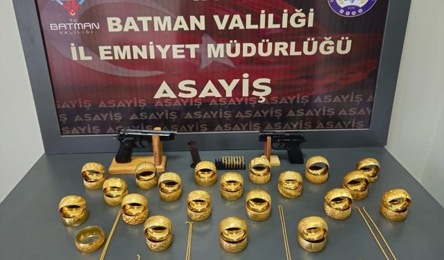 Batman'daki kuyumcu soygununa ilişkin 5 şüpheli tutuklandı
