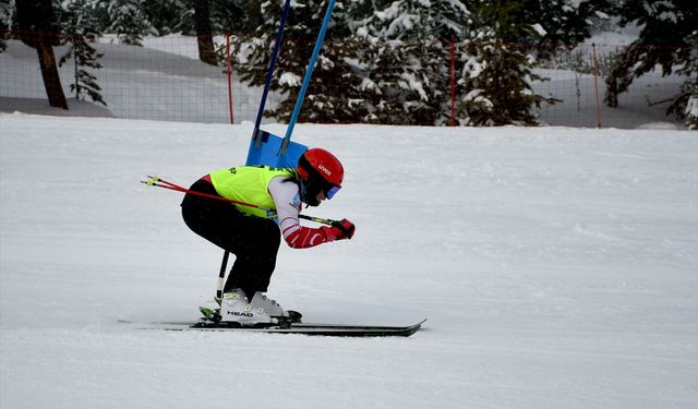 Berkin Usta Sezonu Alp Disiplini Kayak Yarışları, Sarıkamış'ta tamamlandı