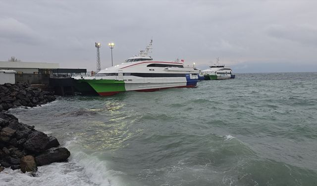 BUDO'nun yarınki bazı seferleri olumsuz hava koşulları nedeniyle iptal edildi