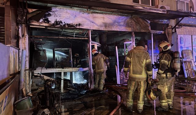 Bursa'da iş yerinde çıkan yangın söndürüldü