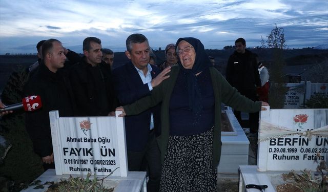 CHP Genel Başkanı Özel, Adıyaman'da ziyaretlerde bulundu