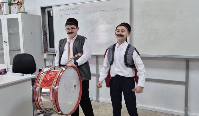 Denizli'de öğrenciler okullarında 'Ramazan Sokağı' oluşturdu