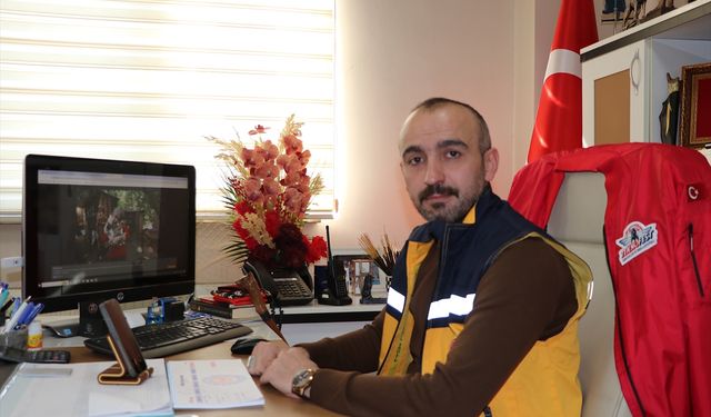 Erzurum İl Ambulans Servisi Başhekimi Taş, AA'nın 'Yılın Kareleri' oylamasına katıldı