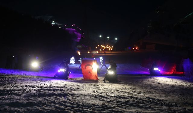 Erzurum'da Kış Sporları kapsamında 'Ünilig Türkiye Şampiyonası' açılışı yapıldı