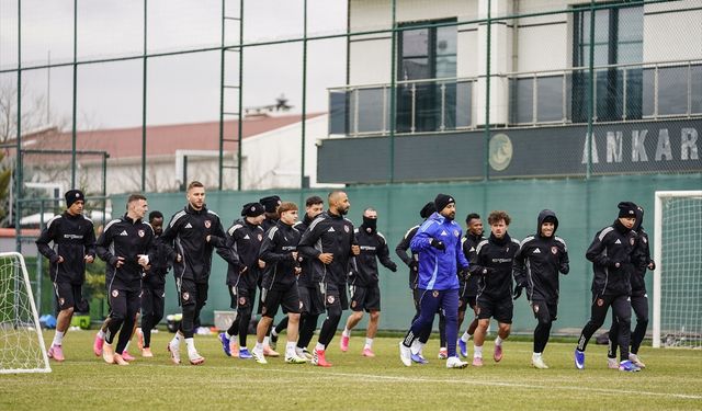Gaziantep FK, kupa maçı hazırlıklarını Ankara'da sürdürdü